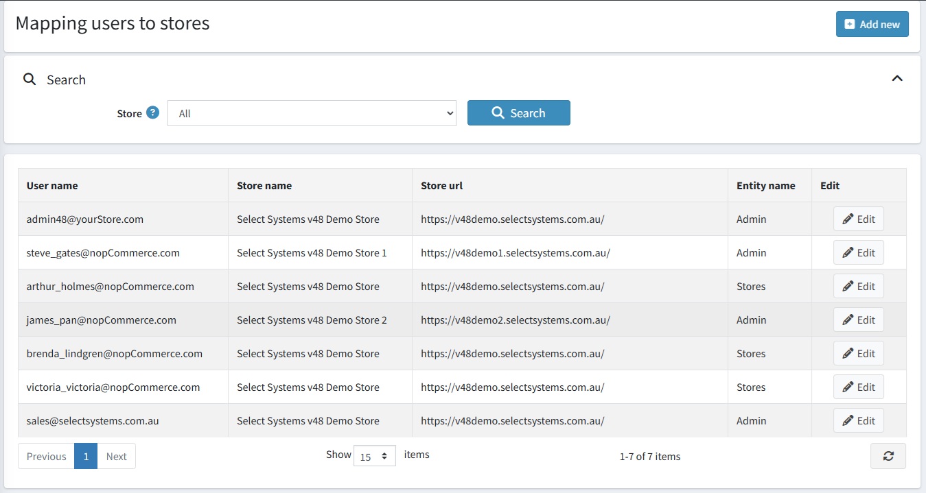 Select Systems International.Multi-Tennant Store Management System
